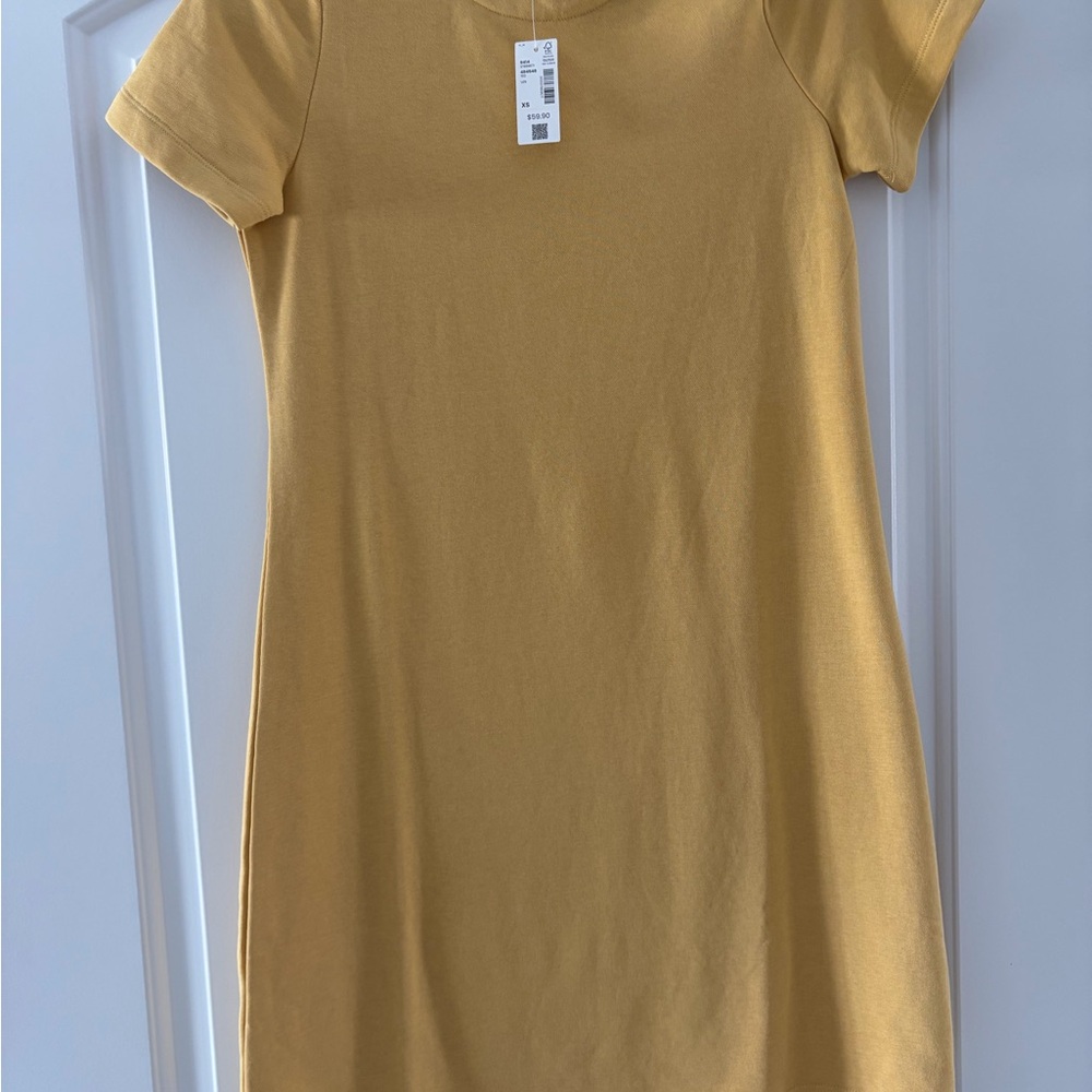 Indigo Rein Mustard Yellow Midi Dress